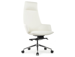 Кресло Spell А1719 Белый (6207) натуральная кожа 68*68*119-125