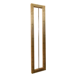 Боковая балка из дерева и металла для стеллажей