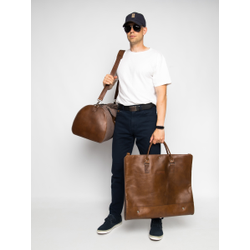 Портплед + дорожная сумка (2 в 1) Palermo Premium 
brown (арт. 4038-63)