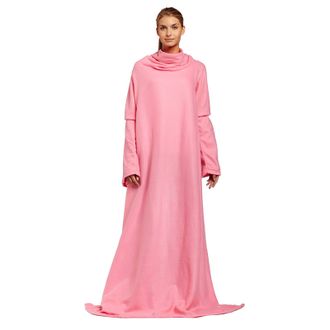 ПЛЕД С РУКАВАМИ SNUGGIE, Снагги, плед - халат, одеяло с рукавами, согревающий, мягкий, флис