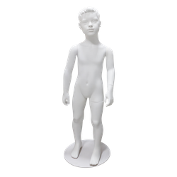 Детский манекен в полный рост для витрин с ограниченным пространством