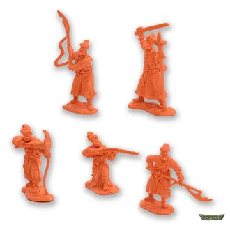 Биплант - Стрельцы - 5 фигур - оранжевый