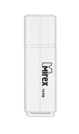 флешка Mirex USB 16GB LINE белая