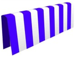 Полог бассейна без сетки (с сеткой)