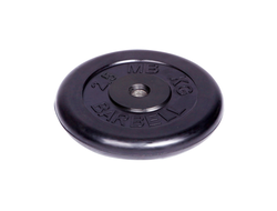 Диск обрезиненный черный 31 мм MB BARBELL 2,5 кг в Воронеже