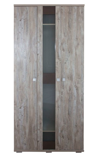 Шкаф для одежды «Квадро» П181.08 (дуб юкон)