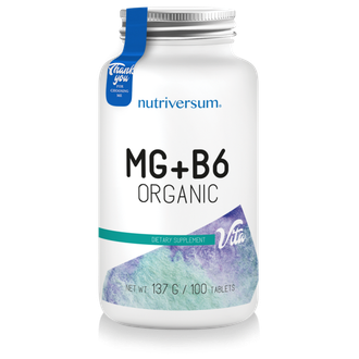 (NUTRIVERSUM) MG+B6 ORGANIC - (100 таб)