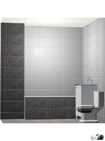 Плитка напольная Belani Борнео серый 41,8 х 41,8 см природный дизайн Береза керамика