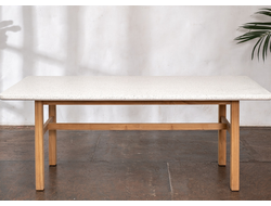 Стол обеденный из тика Talara круглый 150 см