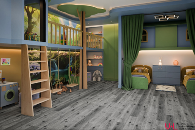 Кварцвиниловая плитка Damy Floor Family LVT Дуб Сильвер T7020-23-LVT