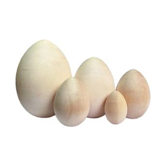 Яйцо без росписи 45*30 мм заготовка деревянная