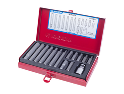 Набор вставок (бит) 10 мм, Hex, 4-12 мм, 15 предметов KING TONY 1015MQ