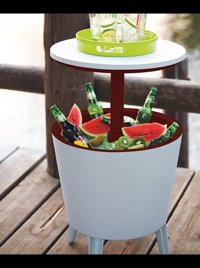 Столик-холодильник COOL BAR крем-шоколад