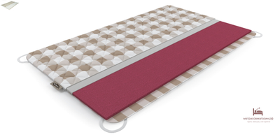 топпер  SOLID (делает спальное место наиболее ровным благодаря основному наполнителю натуральной упругой соевой пене Solid Foam. Высотой 2 см. Подойдет тем, у кого неровное спальное место)