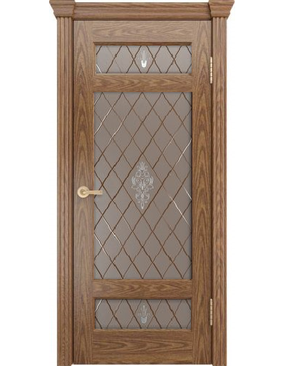 ЛАЙНДОР (УЛЬЯНОВСК)/ МОДЕЛЬ МИШЕЛЬ-К/ ПОЛОТНО ОСТЕКЛЕННОЕ/ НАТУРАЛЬНЫЙ ШПОН ДУБА/ ТОН 45 (ДУБ РУСТИКАЛЬНЫЙ НАТУРАЛЬНЫЙ)