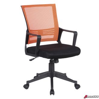 Кресло BRABIX « Balance MG-320», с подлокотниками, комбинированное черное/оранжевое. 531832