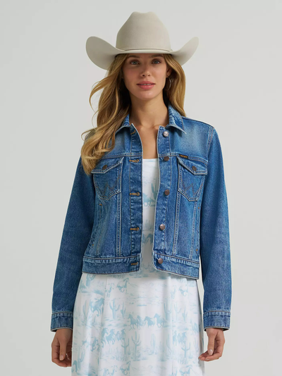 Куртка Wrangler® Women's Western Unlined Denim Jacket