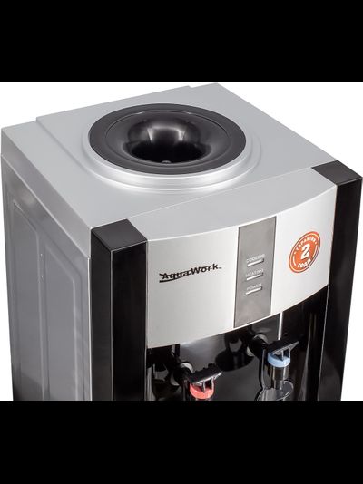 Кулер для воды Aqua Work 16-T/EN черный, с нагревом и компрессорным охлаждением