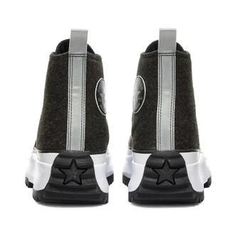 Зимние кеды Converse Run Star Hike черные на платформе