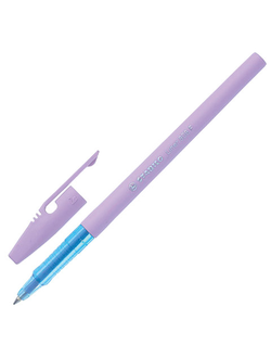 Ручка шариковая STABILO "Liner Pastel", СИНЯЯ, корпус лавандовый, узел 0,7 мм, линия письма 0,3 мм, 808FP1041-6, 20 штук в упаковке