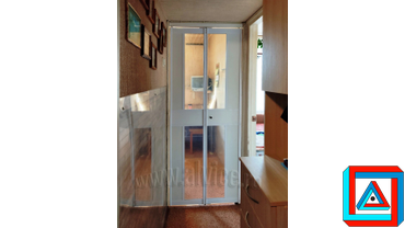 Фото 12 - Дверь-книжка на кухню в AL профиле