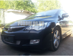 Защита радиатора Honda Civic 4D VIII 2006-2008 chrome