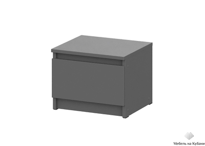 Денвер тумба прикроватная Графит серый