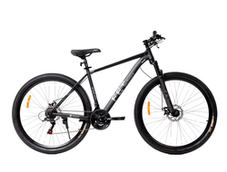Велосипед FET technics 29" black-grey (21 скорость, Shimano, дисковые тормоза)