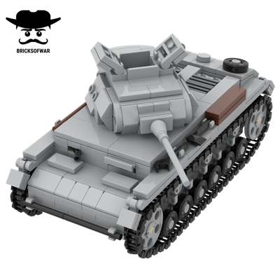 Pz.III немецкий средний танк - Лего танк