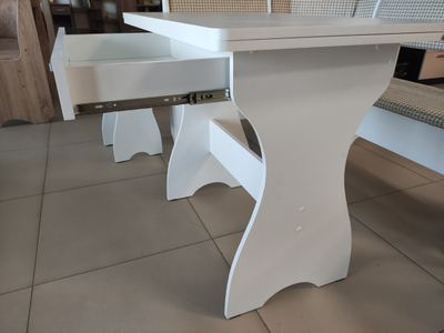 Кухонный уголок "Березка эконом белый new " (БР)