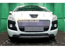 Защита радиатора Peugeot 3008 2009-2013 chrome низ