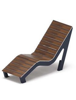 Шезлонг парковый - МФ 42.03.01 (Темный дуб)
