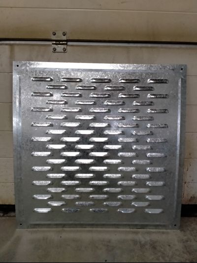 Решетка жалюзийная 720х720