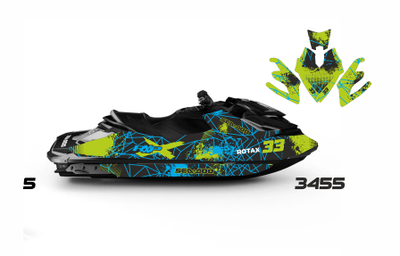 Наклейки на Гидроцикл SeaDoo BRP RXT RXP 215 260 300 2012-2017г. #3455