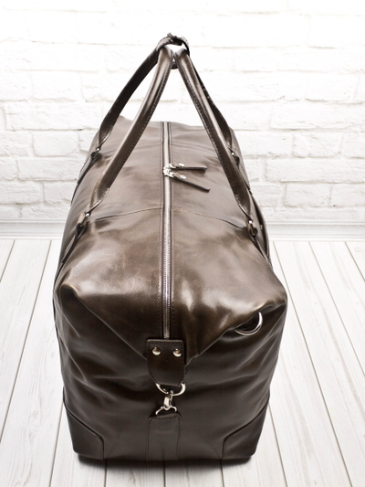 Кожаная дорожная сумка Fidenza Premium brown (арт. 
4036-52)