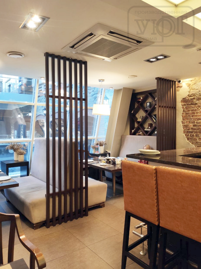 Декоративное оформление ресторана