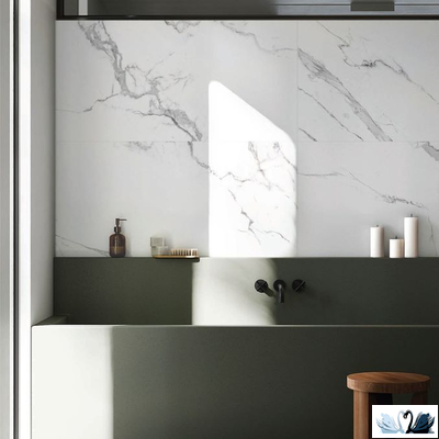 Керамогранит Stellare Ceramica Carrara Bianco 60x120 см белый матовый