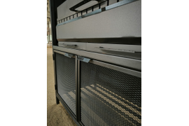 Мангальный комплекс с вытяжкой купольного типа