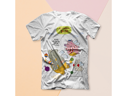 Футболка Летающие звери №1