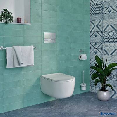 Кнопка AQUAZIA для инсталляции NOVUM F3 (Хром)