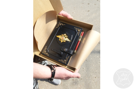 именной ежедневник на заказ, ежедневник из натуральной кожи, подарок для руководителя