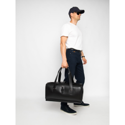 Кожаная дорожная сумка Gavardo Premium black (арт. 
4043-51)