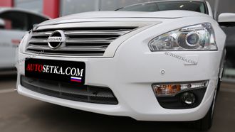 Premium защита радиатора для Nissan Teana (2014-2018)