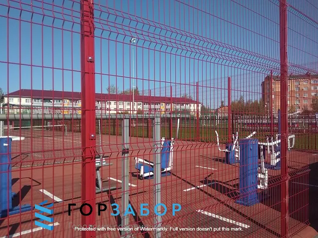 Спортивное ограждение высотой 4 метра под ключ