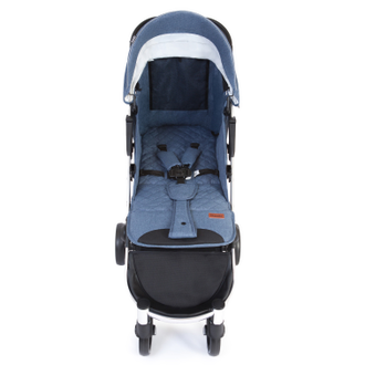 Коляска прогулочная Nuovita Snello Plus Denim Джинсовый