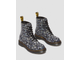 Ботинки Dr Martens 1460 Pascal Butterfly Print Suede Grey
