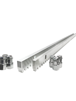 Рейка зубчатая стальная 12 и 8 мм DHRACK и  RACK-8 для откатных ворот любого производителя