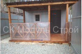 Веранда 4х2.4м. Еловое