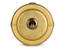 Ретро выключатель металлический золото (Vintage-Brass)