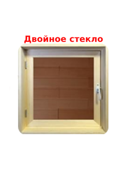Окно 40*40 см Липа (двойное стекло)